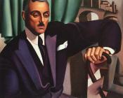 Portrait of Prince Eristoff - 塔梅拉·德·莱姆皮卡